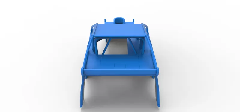 Shell of Mod Lite Race car Version 2 Scale 1:25 - Model preview 12