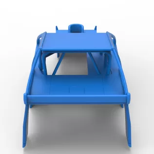 Shell of Mod Lite Race car Version 2 Scale 1:25 - Model thumbnail 12