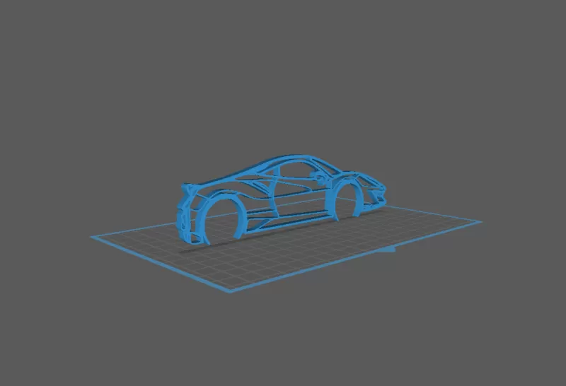 Ferrari - 488 Pista Wall Art - Model preview 1