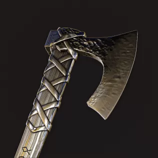 Viking Axe #RoZ - Model thumbnail 6