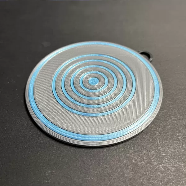 1982 Tron Disc Christmas Tree Ornament - Model preview 2