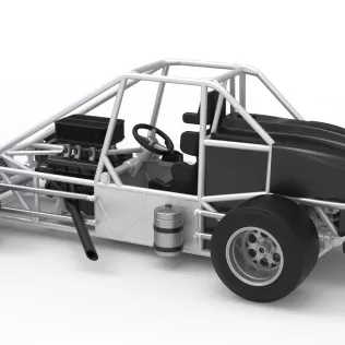 Experimental Pavement Silver Crown Car Base Version 3 Scale 1:25 - Model thumbnail 12