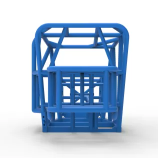 Frame of Mod Lite Race car Scale 1:25 - Model thumbnail 11