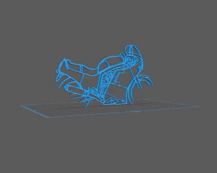 Suzuki - GSXR 750 Wall Art - Model preview 2