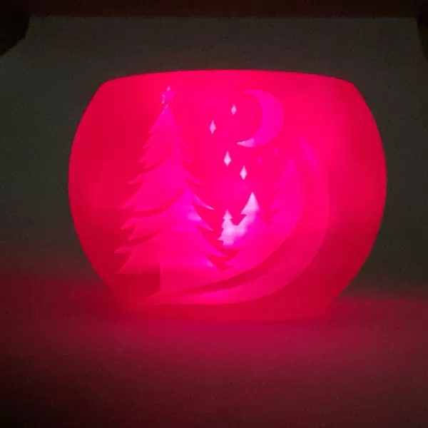 Storm-Light with christmas drawings - Model preview 1