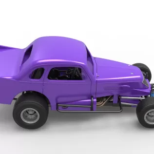 Vintage Dirt Modified stock car Scale 1:25 - Model thumbnail 23