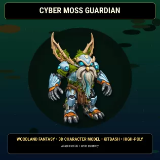 Forest Gremlin Creatures – Fantasy Woodland Character Pack - Model thumbnail 16