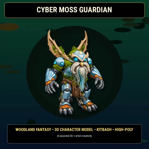 Forest Gremlin Creatures – Fantasy Woodland Character Pack - Model preview 16