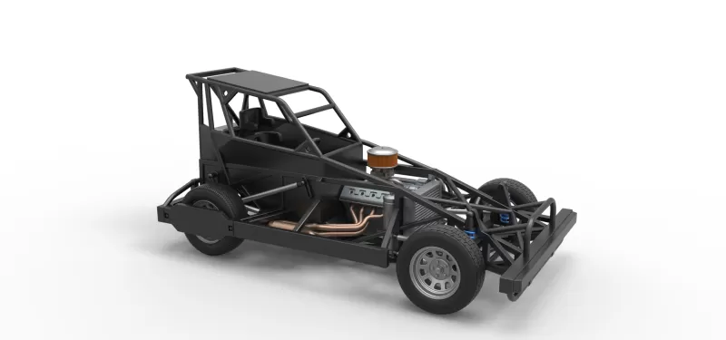 New Zealand Superstock car Base Version 4 Scale 1:25 - Model preview 23