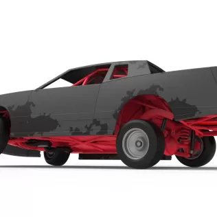 IMCA Stock car while turning Scale 1:25 - Model thumbnail 13