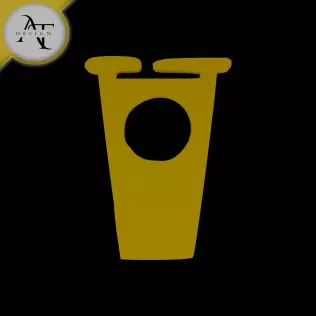 Simple Coffee Cup Symbol - 2D Art