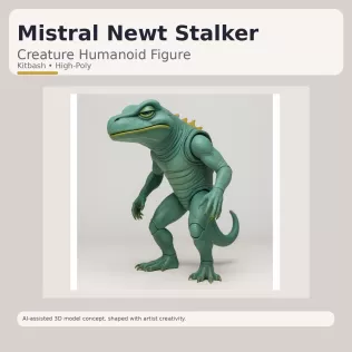 Creature Forge Pack – Fantasy & Sci-Fi Creature Collection - Model thumbnail 20