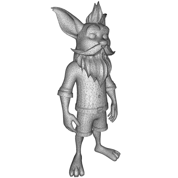Forest Folk Collection – 10 High-Poly Kitbash Characters - Model preview 17