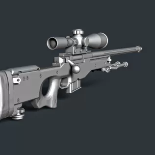 AWP Sniper Rifle RoZ - Model thumbnail 4
