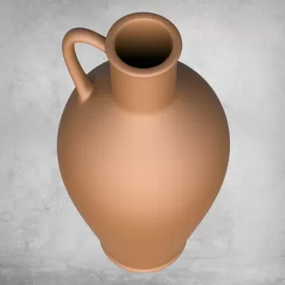Pottery Vessel 01 - Model thumbnail 3