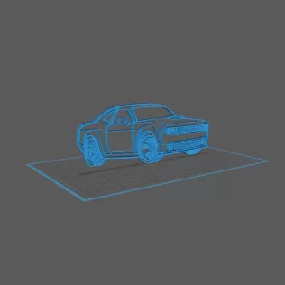 Dodge - Challenger SRT Hellcat Wall Art
