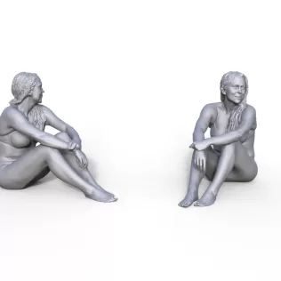 Figure for ship model passenger girl