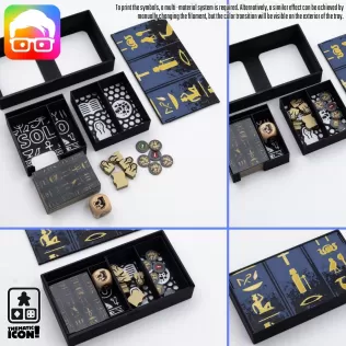 Men Nefer (retail ed.) board game organizer by @ammedia3d - Model thumbnail 6