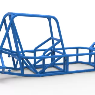 Frame of Silver Crown Car Version 2 Scale 1:25 - Model thumbnail 13