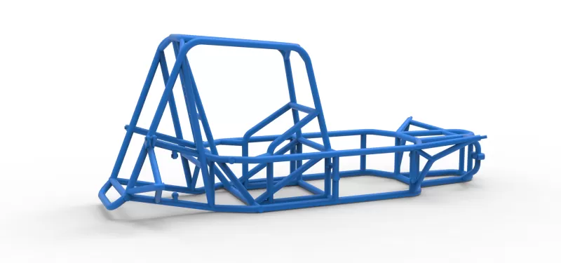 Frame of Silver Crown Car Version 2 Scale 1:25 - Model preview 13