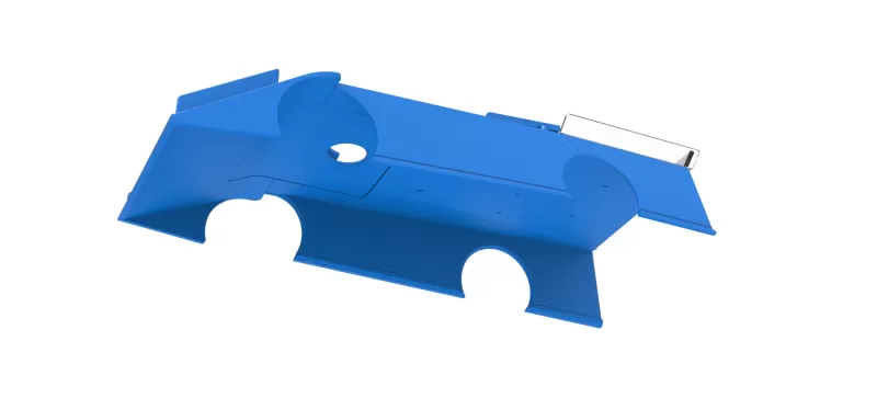 Shell of Wedge Dirt Late model Scale 1:25 - Model preview 2