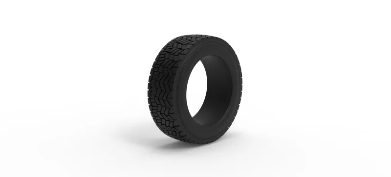 Offroad tire 141 Scale 1:25 - Model preview 2
