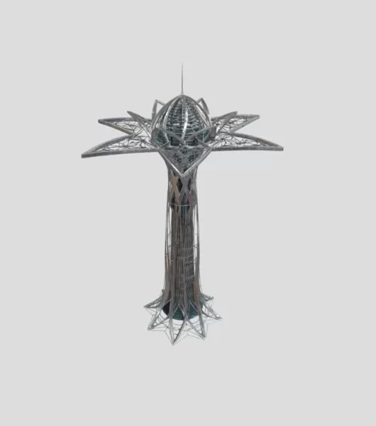 Starflower Spire - Model preview 2