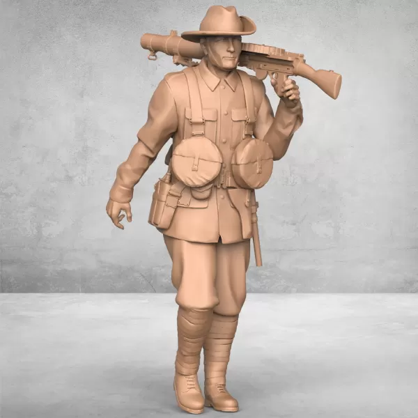 Walking Army Soldier - Model preview 1