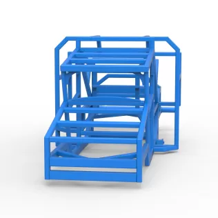 Frame of Racing Combine Harvester Scale 1:25 - Model thumbnail 4