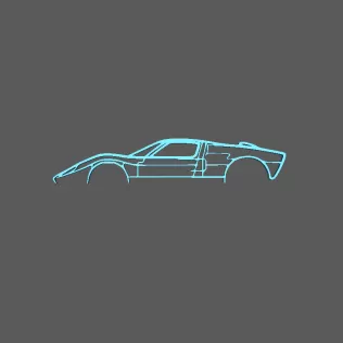 Ford - Falcon GT40 Wall Art