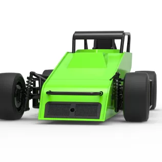 Pavement Silver Crown Car Version 3 Scale 1:25 - Model thumbnail 6
