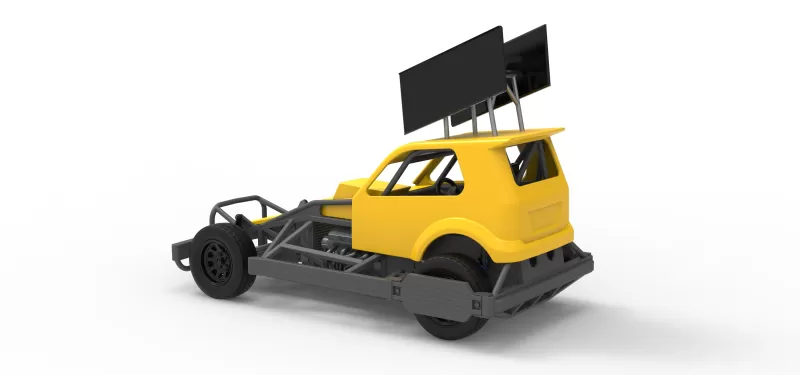 New Zealand Superstock car Version 5 Scale 1:25 - Model preview 12