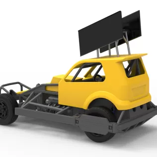 New Zealand Superstock car Version 5 Scale 1:25 - Model thumbnail 12