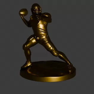 PACK OF 4 POSITIONS - 3D AMERICAN SOCCER PLAYERS - Model thumbnail 5