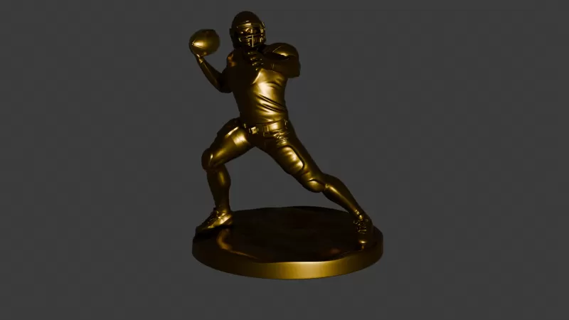 PACK OF 4 POSITIONS - 3D AMERICAN SOCCER PLAYERS - Model preview 5