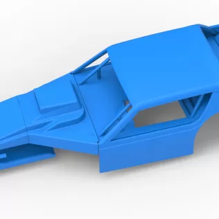 Shell of Vintage Asphalt Modified stock car V8 Scale 1:25 - Model thumbnail 2