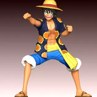 Monkey D Luffy Fan Art - Model thumbnail 8