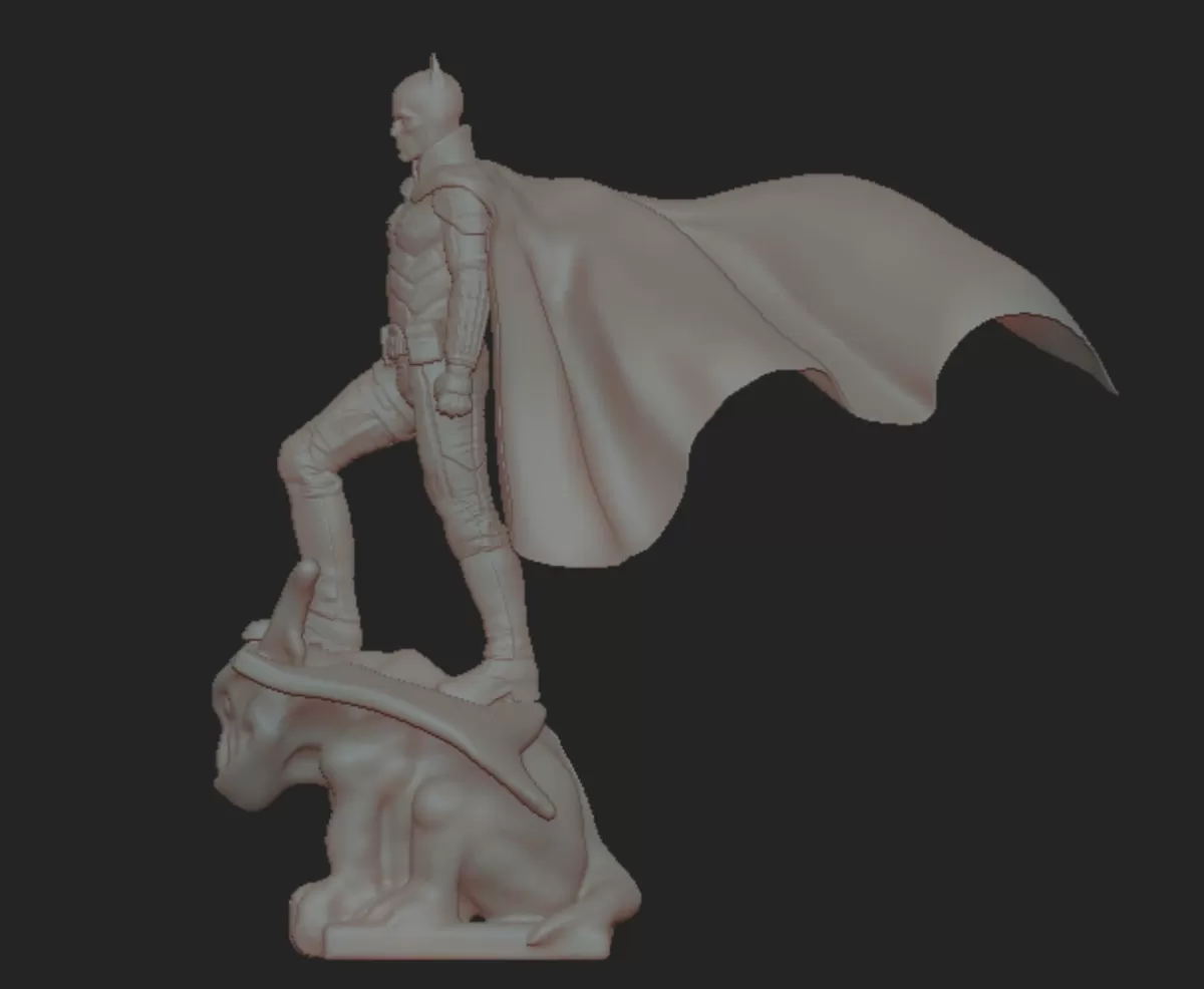The Batman Robert Pattinson 3D Printing Model Threeding - Main Image