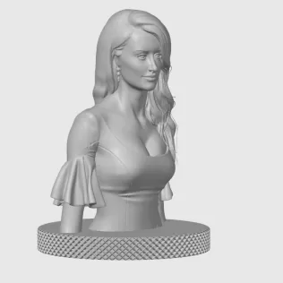 Penélope Cruz 3D Bust Print - Model thumbnail 10