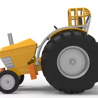 Fun Short Vintage Pulling tractor Scale 1:25 - Model thumbnail 6