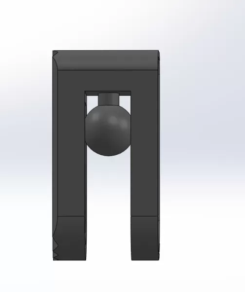 🧲 Friction-Grip Towel Holder | No Drilling • One-Piece Print • - Model preview 3