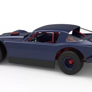 Vintage Dirt late model Race car Version 4 Scale 1:25 - Model thumbnail 12