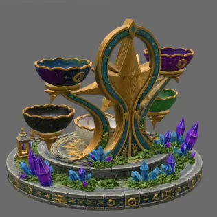 Astral Constellation Offering Sanctuary STL File for 3D Print - Model thumbnail 11