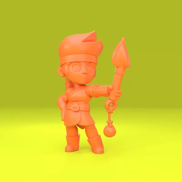 Amber (Original) - Brawl Stars - Model preview 5