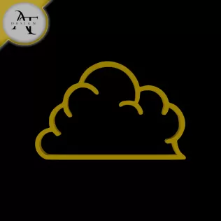Simple Cloud Symbol - 2D Art
