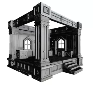 Modern Room 3D Printable Model - Model thumbnail 4