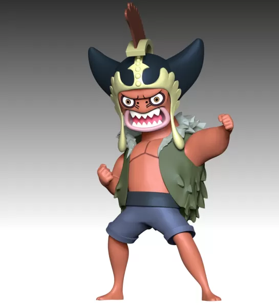 Daruma - One Piece - Model preview 9