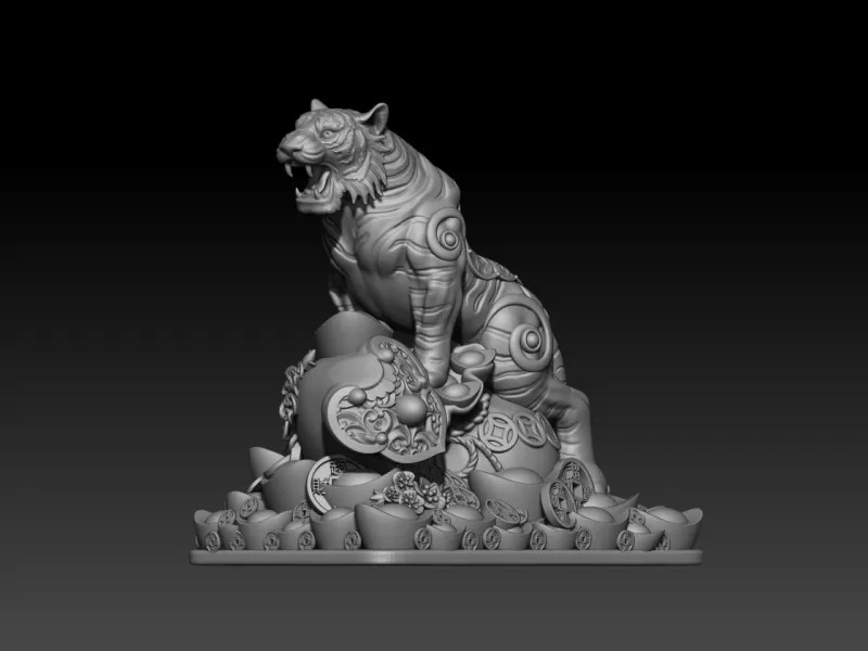 Zodiac Tiger - Model preview 3