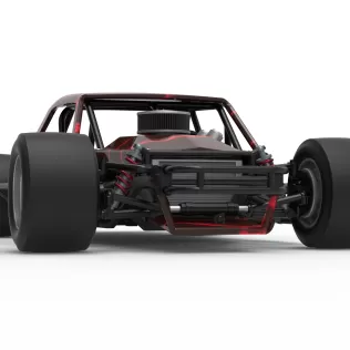 Vintage Asphalt Modified stock car V13 Scale 1:25 - Model thumbnail 27