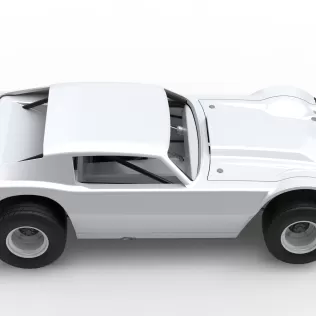 Vintage Dirt late model Race car Version 3 Scale 1:25 - Model thumbnail 23
